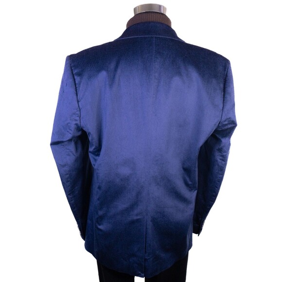 GUESS DEAN Sport Coat Jacket Casual Blazer Sz XL (46) Blue Two Button Cotton EUC - Picture 9 of 15